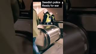 Swedish police ready for war against hooligans #Sweden #police #polis #war #warzone #trainstation