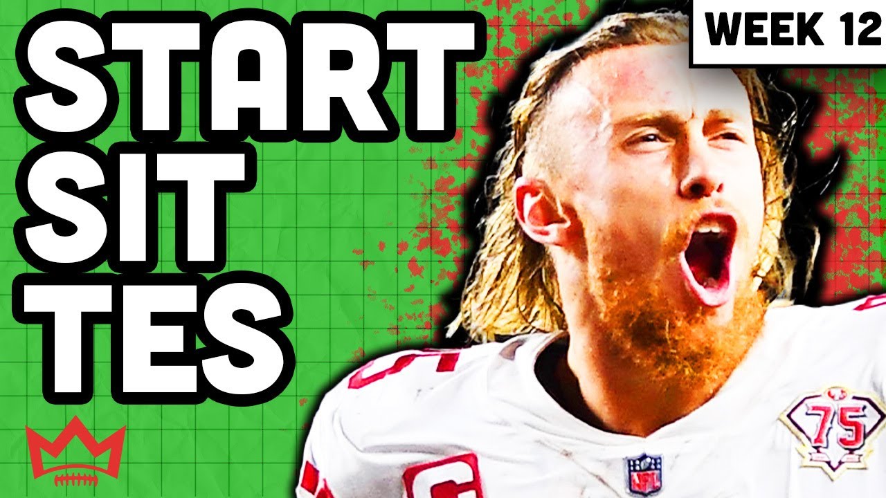 Week 12 Start Em Sit Em Tight End Rankings | Fantasy Football 2022 ...