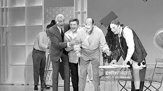 Liberace at The Hollywood Palace Show * with Cesar Romero and Milton Berle (1965)