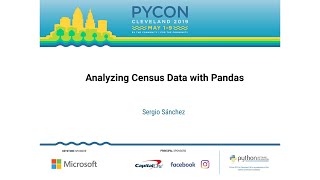 Sergio Sánchez - Analyzing Census Data with Pandas - PyCon 2019