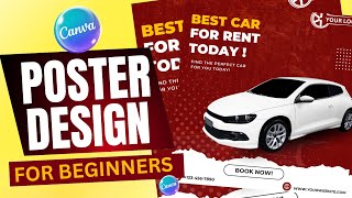 Car Poster Design in Canva For Beginners ll Canva Tutorial ll Design by KS II Step by Step Tutorial