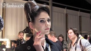 PPQ Fall/Winter 2013-14 BACKSTAGE | London Fashion Week LFW | FashionTV