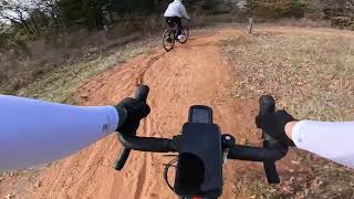 Gravel Bikes on MTB Trails at Arcadia Lake