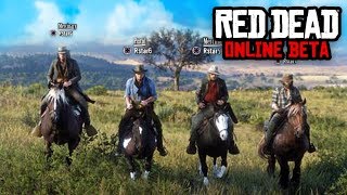 RED DEAD ONLINE BETA FREE ROAM! | Red Dead Redemption 2 Online Multiplayer Gameplay