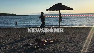 newsbomb.gr: Πετρελαιοκηλίδα στις παραλίες της Αττικής (2)