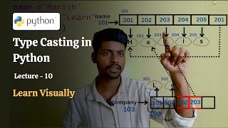 Type Casting in Python | Lecture - 10 | Beginner Python Tutorial Course for Web Development
