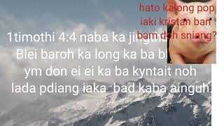 Hato ka long pop iaki Kristan ban bam doh sniang