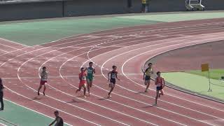 2019年埼玉県高校新人陸上県大会 男子200ｍ 予選2組