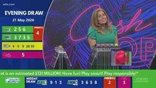 Evening SC winning lottery numbers for May 21, 2026
