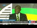 Debate over coal or renewable energy