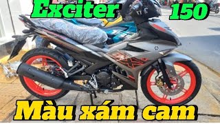 Yamaha Exciter 150, Màu Xám - Đen - Cam Tuyệt Đẹp || Vo Thanh Hien Tv