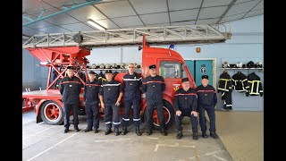 Départ du camion échelle des sapeurs-pompiers d'Algrange