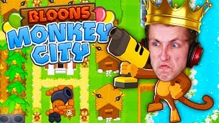 The OVERPOWERED Engineer Monkey in Bloons Monkey City!