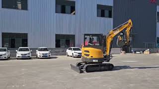 China WOLF WE35 excavator test before shipment