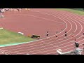 20190608北九州市中学陸上各区大会 中3女子100m決勝（小倉南）