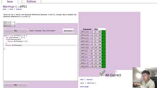 diff21 - CodingBat Warmup 1