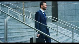 Agency Digital Marketing - Businessman Answering the Phone and smiles 4k Free Stock Video