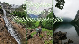 Berchtesgadener Land / Königssee, Obersee \u0026 Wanderung Röthbachwasserfall / Bayern