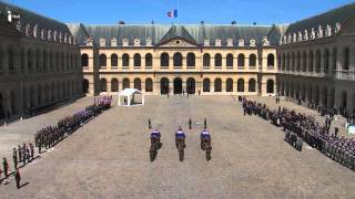 Hommage national aux trois soldats décédés dans le nord du Mali