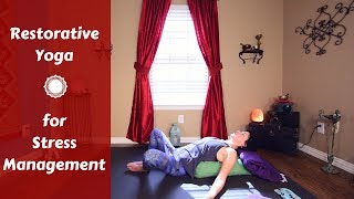 Gentle Restorative Yoga for Anxiety, Stress & Panic Attacks | Deeply Relax {45 mins}