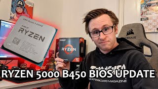 I Upgraded To The 5600X! Ryzen 5000 Series B450 BIOS Update Walkthrough