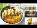 😋  POLLO A LA PLANCHA  ►  3 MARINADOS  PARA POLLO