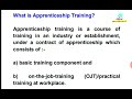 what is apprenticeship in telugu