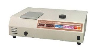 Visible spectrophotometer(microprocessor)-systronics 169 working