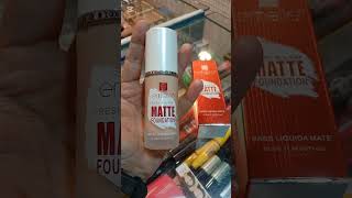 Emelie Matte Liquid Foundation Full Coverage.#shorts #viralvideo