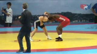 2011 Worlds Greco Semis - Manuchar Tskhadaia (GEO) vs. Justin Lester (USA)