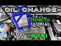 VW 1.8 TSI OIL CHANGE - HOW TO CHANGE OIL AND FILTER - Liqui Moly - Passat