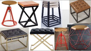 Modern metal frame stool ideas for your home decor / metal stool ideas for your interior design