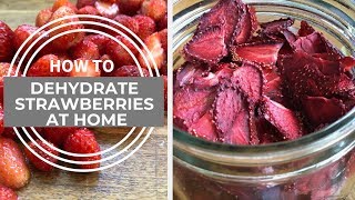 How to Dehydrate Strawberries at Home | Frugal Food Ideas