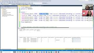Sql Live Training Session 22 Windows Aggregate Function part-2