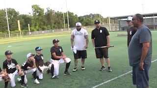 Injured umpire reunites with youth baseball players in Tomball