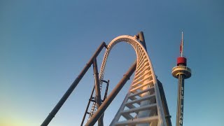 Maxx Force POV Insane S\u0026S Air Launch Coaster, Six Flags Great America, Gurnee Illinois