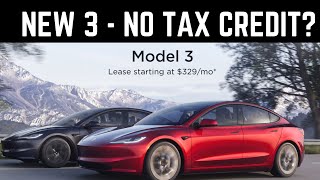 The Upgraded Model 3 - No Tax Credit.. Yet!