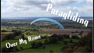 Paragliding over my HOME!! - Swapping places with my DRONE! - 2020 Gloucester Paragliding!