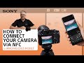 Sony | How to connect your camera to Imaging Edge Mobile via NFC