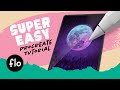 Super Easy Drawing in PROCREATE for Beginners #Shorts