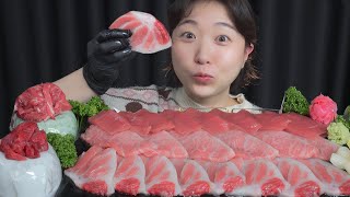 생참치 드뎌 먹어보다!! 대창 저리가라야~Mukbang eating show