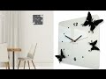 UNBOXING - wall clock Flying Butterflies 3d