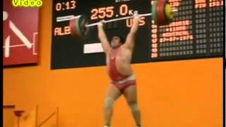 Vasiliy Alekseyev - Clean and Jerk 562.2lb / Василий Алексеев толчок 255 кг