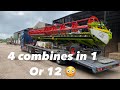 Day462   #OLLYBLOGS ITS HERE THE OTHER HALF OF THE CLAAS LEXION COMBINE  #AnswerAsAPercent