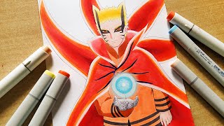 How To Draw Naruto Baryon Mode - Step By Step Tutorial | Boruto