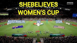 🏆USA Women vs AUSTRALIA Women - Women's SheBelieves Cup 2025