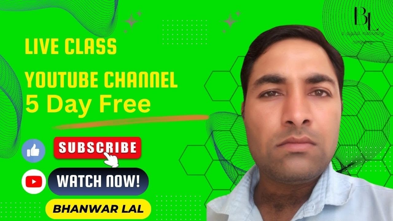 Live Class Youtube Channel 5 Day Youtube