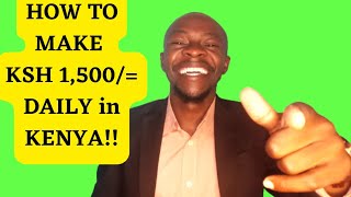 HOW to MAKE KSH 1,500 Daily in KENYA as PASSIVE / MAIN income businesses#nairobi #kenya #goodjoseph