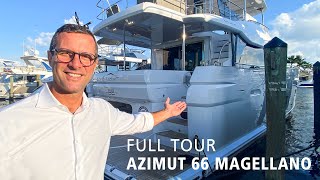 Full In-Depth Yacht Tour w/ Federico Ferrante | Azimut 66 Magellano