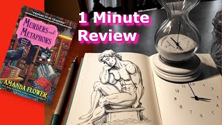 1 Minute Review: Murders and Metaphors by Amanda Flower #booktube